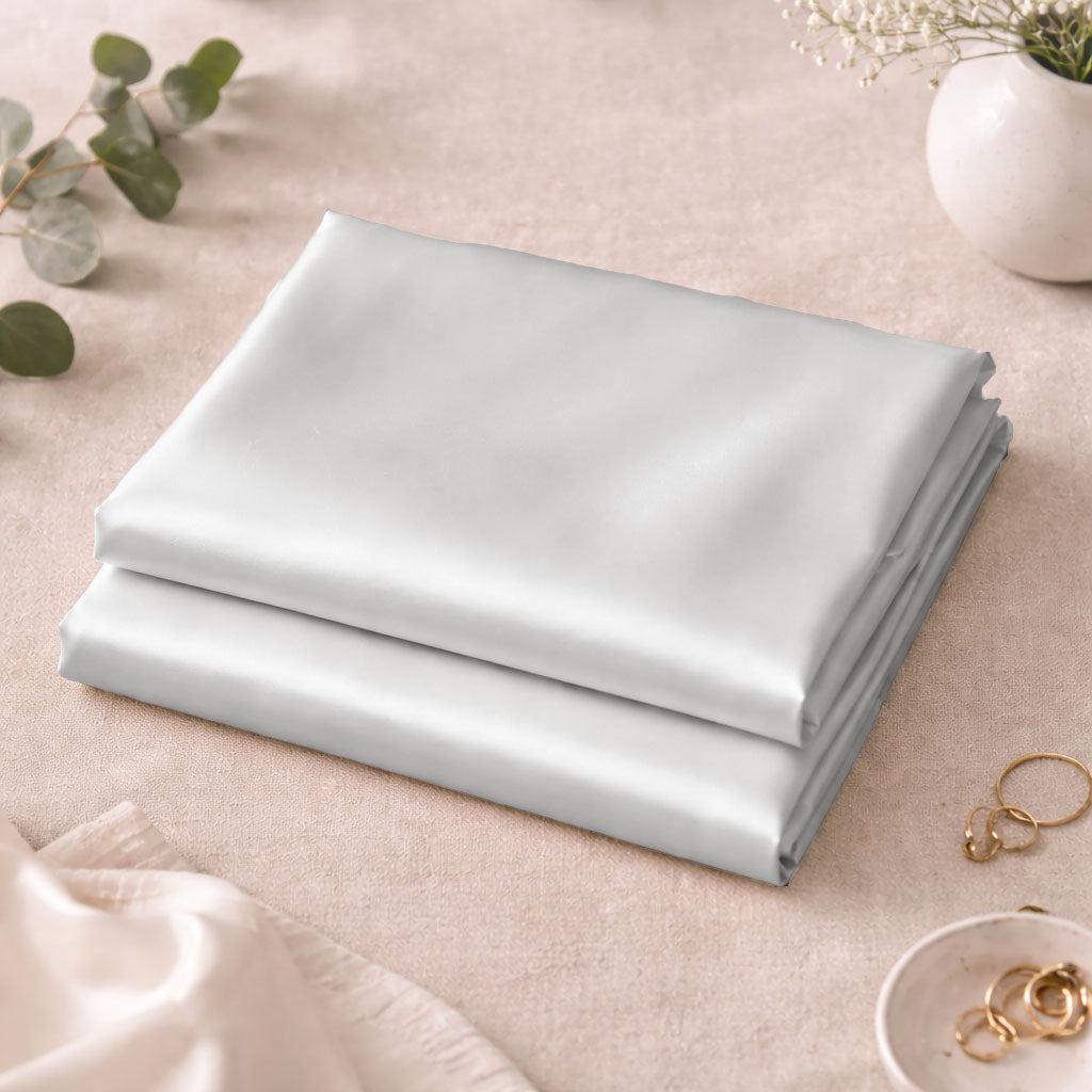 Tencel Silk Satin Pillowcases Pack of 2