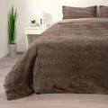 2 - in - 1 Fur Duvet Cover/Blanket Set - Elbadrawi Home
