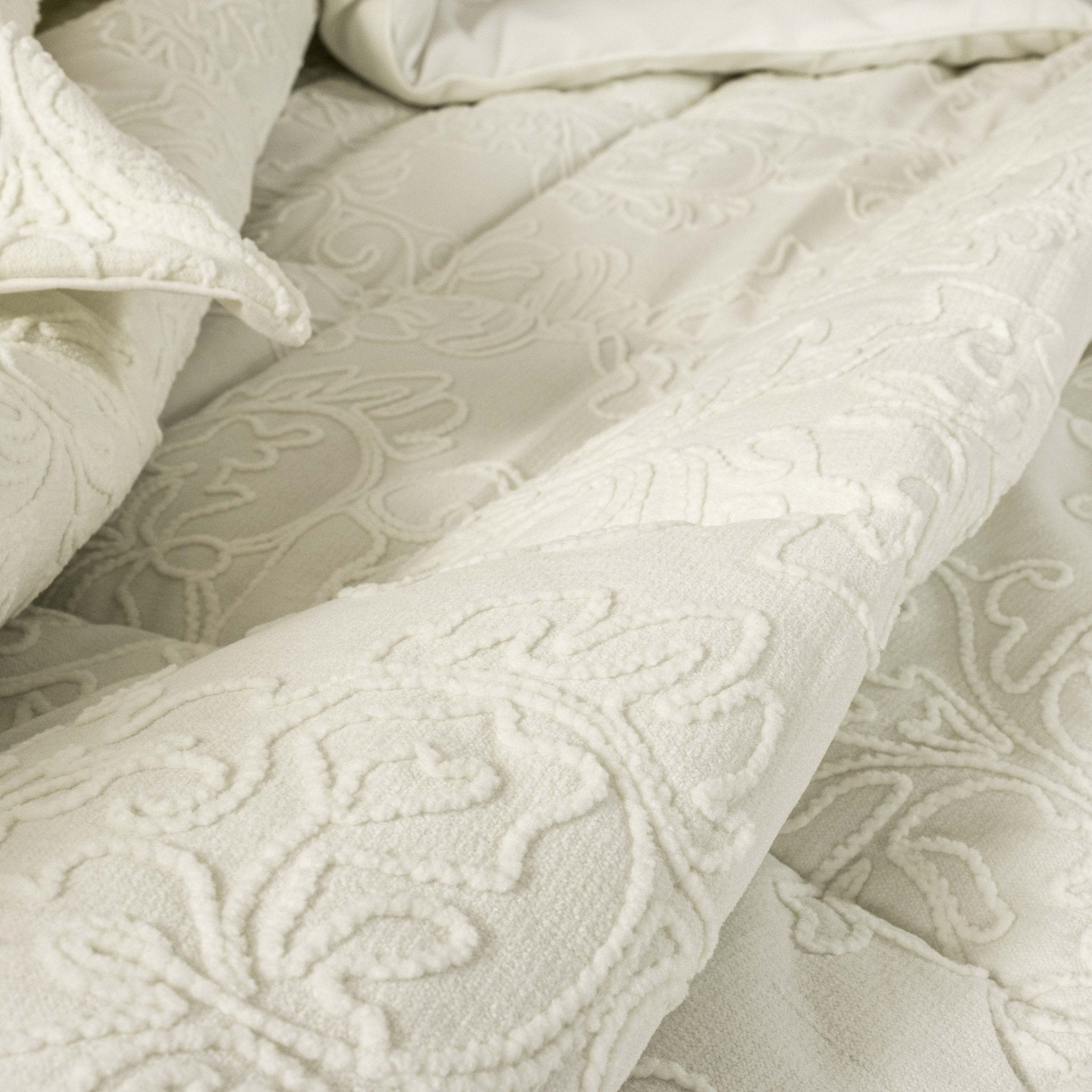 Bridal Damask Embroidery Comforter Set - Elbadrawi Home