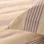 Coastline Stripe Linen Flat Sheet Set - Elbadrawi Home
