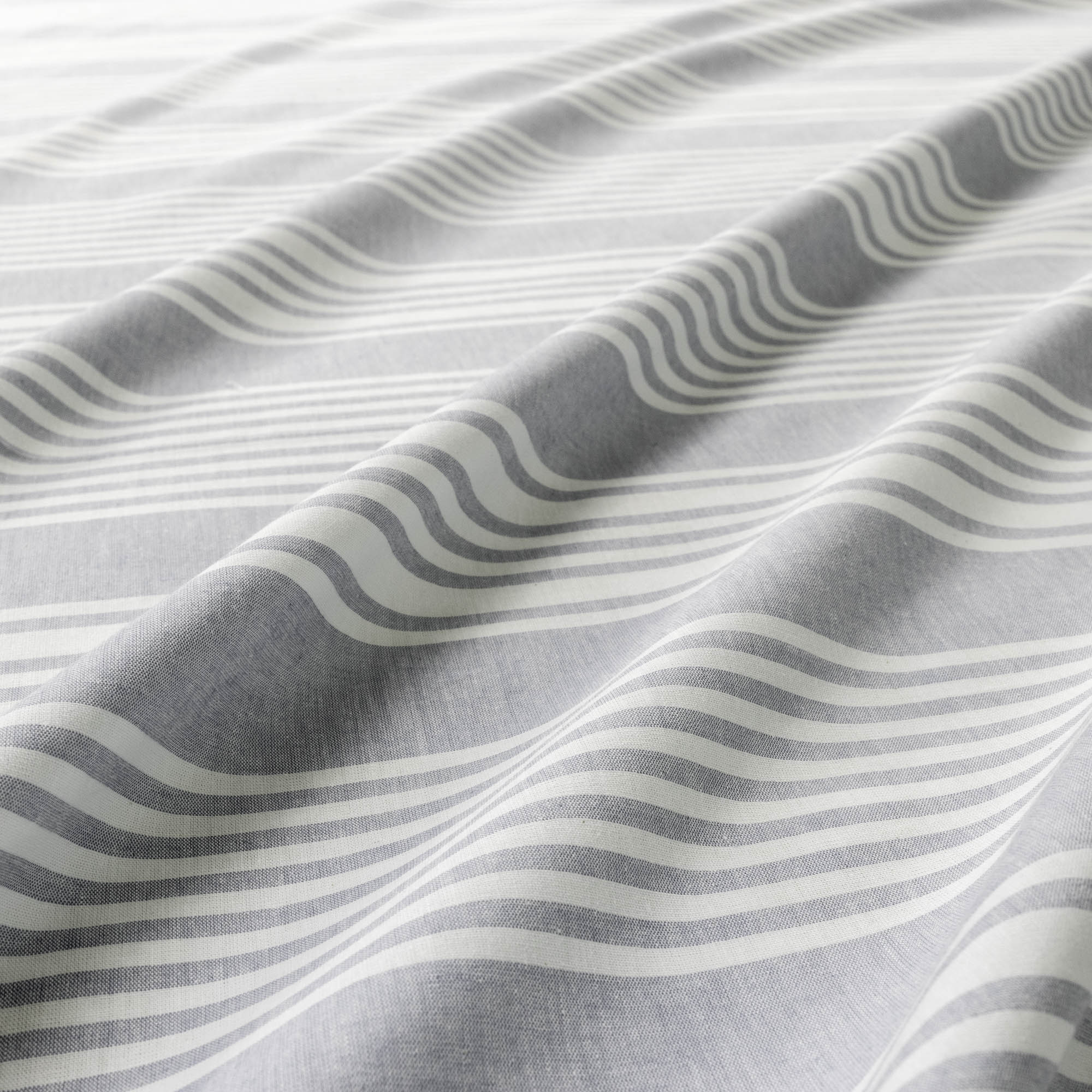 Coastline Stripe Linen Flat Sheet Set - Elbadrawi Home