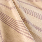 Coastline Stripe Linen Flat Sheet Set - Elbadrawi Home