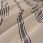 Coastline Stripe Linen Flat Sheet Set - Elbadrawi Home
