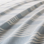 Coastline Stripe Linen Flat Sheet Set - Elbadrawi Home