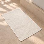 Diamond bath mat, Offwhite, Bath Mat 50x80, Hero Main
