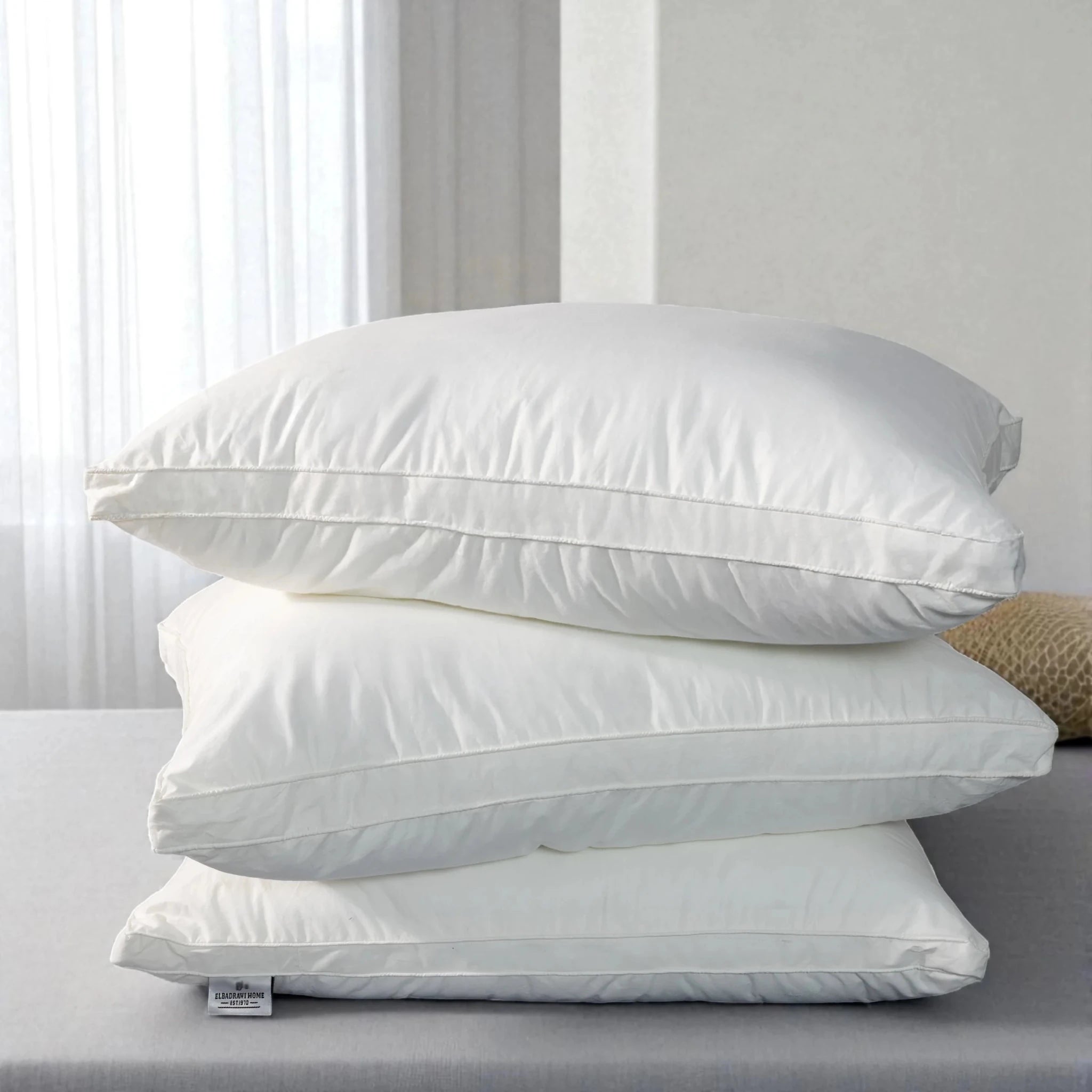 Downproof Feather Alternative Pillow 1300g - Elbadrawi Home