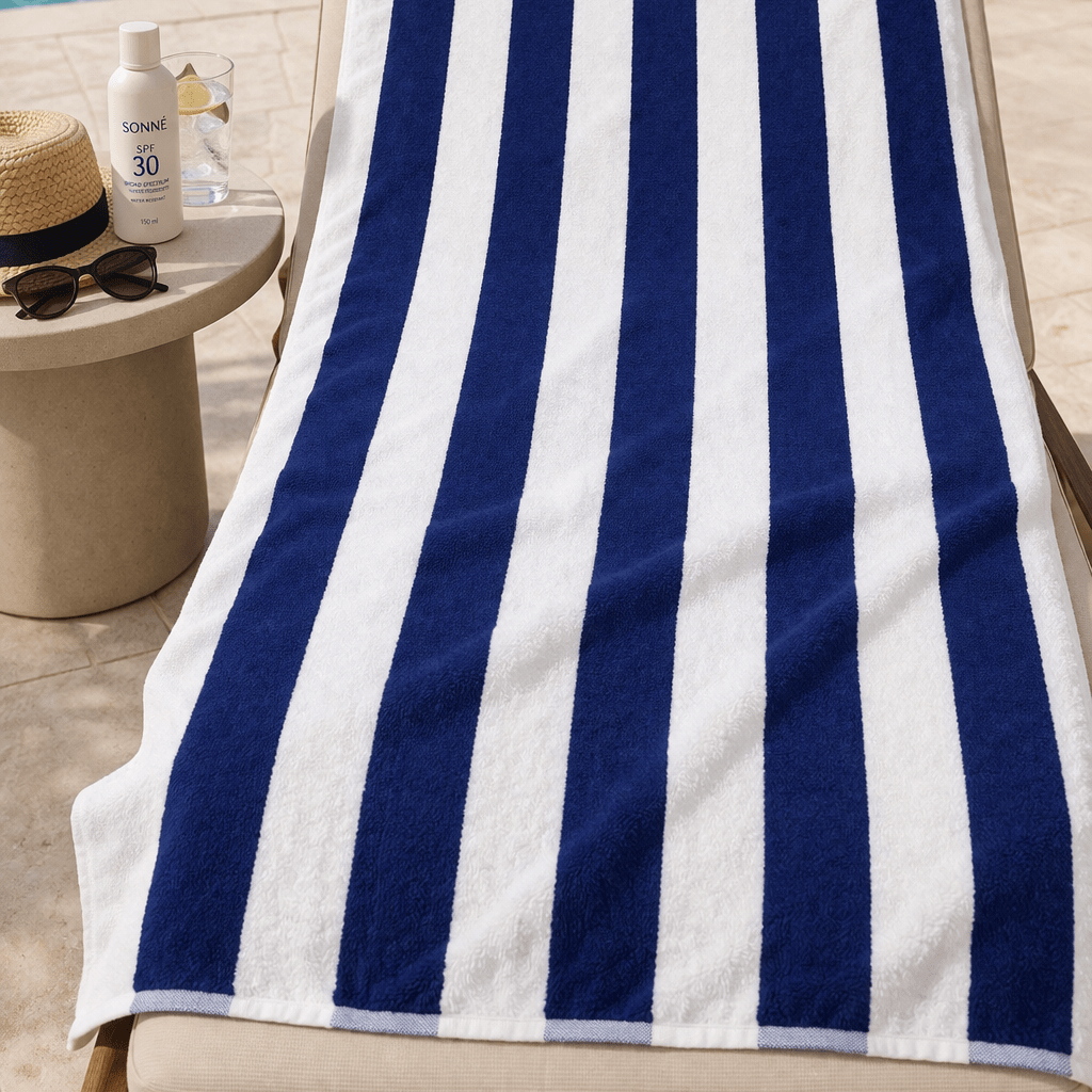 Egyptian Cotton Beach Towel - Elbadrawi Home