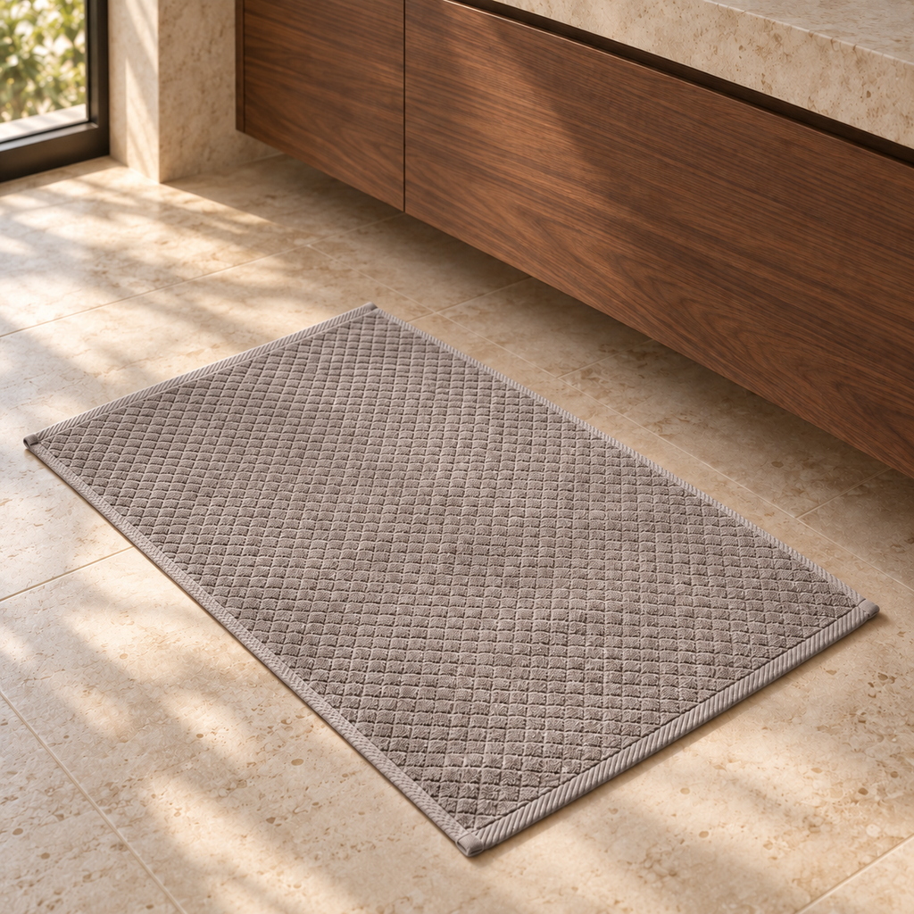 Diamond 900 GSM Bath Mat 50x80 cm in Cafe - Hero Angle