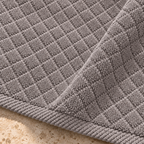 Diamond 900 GSM Bath Mat 50x80 cm in Cafe - Closeup Texture