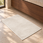 Diamond 900 GSM Bath Mat 50x80 cm in Offwhite - Hero Angle
