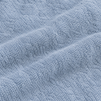 Essential 550 GSM Face Towel 30x30 cm in Aegean Blue - Closeup Texture