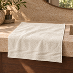 Essential 550 GSM Face Towel 30x30 cm in Offwhite - Hero Styled
