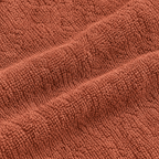 Essential 550 GSM Face Towel 30x30 cm in Terra Cotta - Closeup Texture