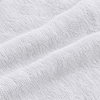 Essential 550 GSM Face Towel 30x30 cm in White - Closeup Texture