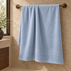 Essential towels, Aegean Blue, Bath Sheet 90x160, Hero Main