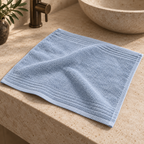 Essential towels, Aegean Blue, Face Towel 30x30, Hero Main