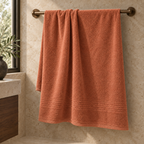 Essential towels, Terra Cotta, Bath Sheet 90x160, Hero Main