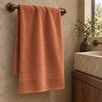 Essential towels, Terra Cotta, Hand Towel 50x100, Hero Main