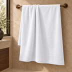 Essential towels, White, Bath Sheet 90x160, Hero Main