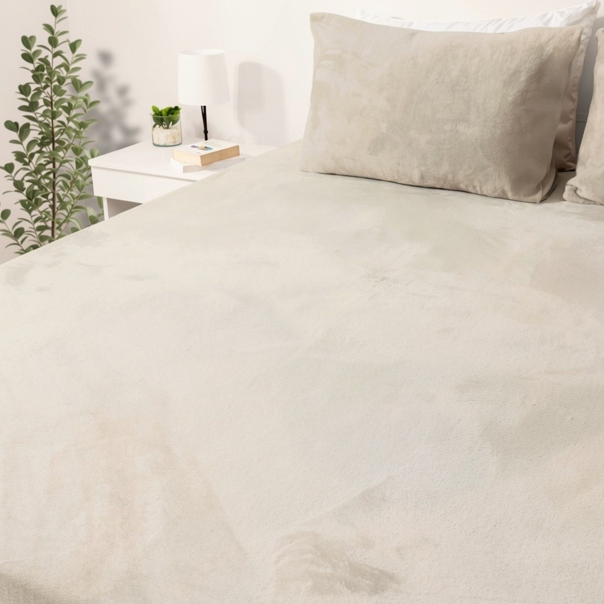 Fleece Fur Fitted Sheet Set - Elbadrawi Home