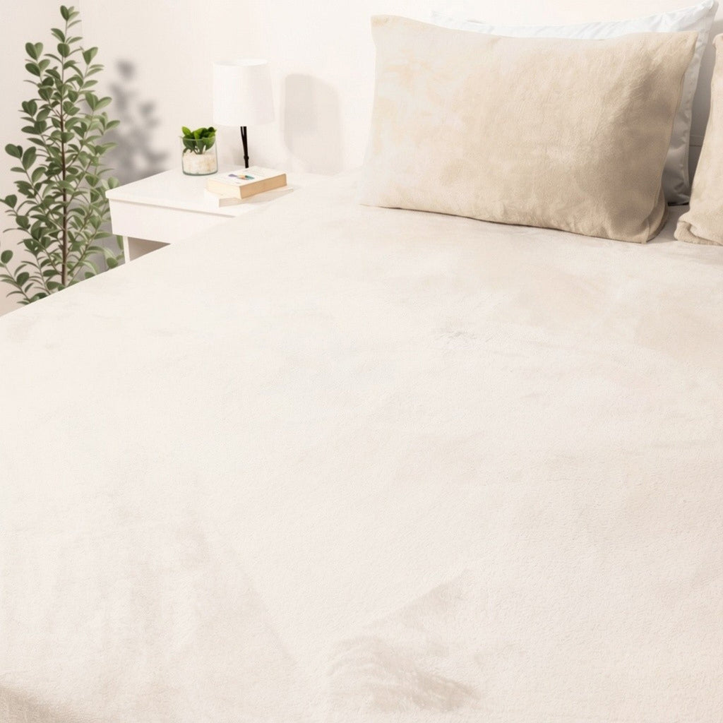 Fleece Fur Fitted Sheet Set - Elbadrawi Home