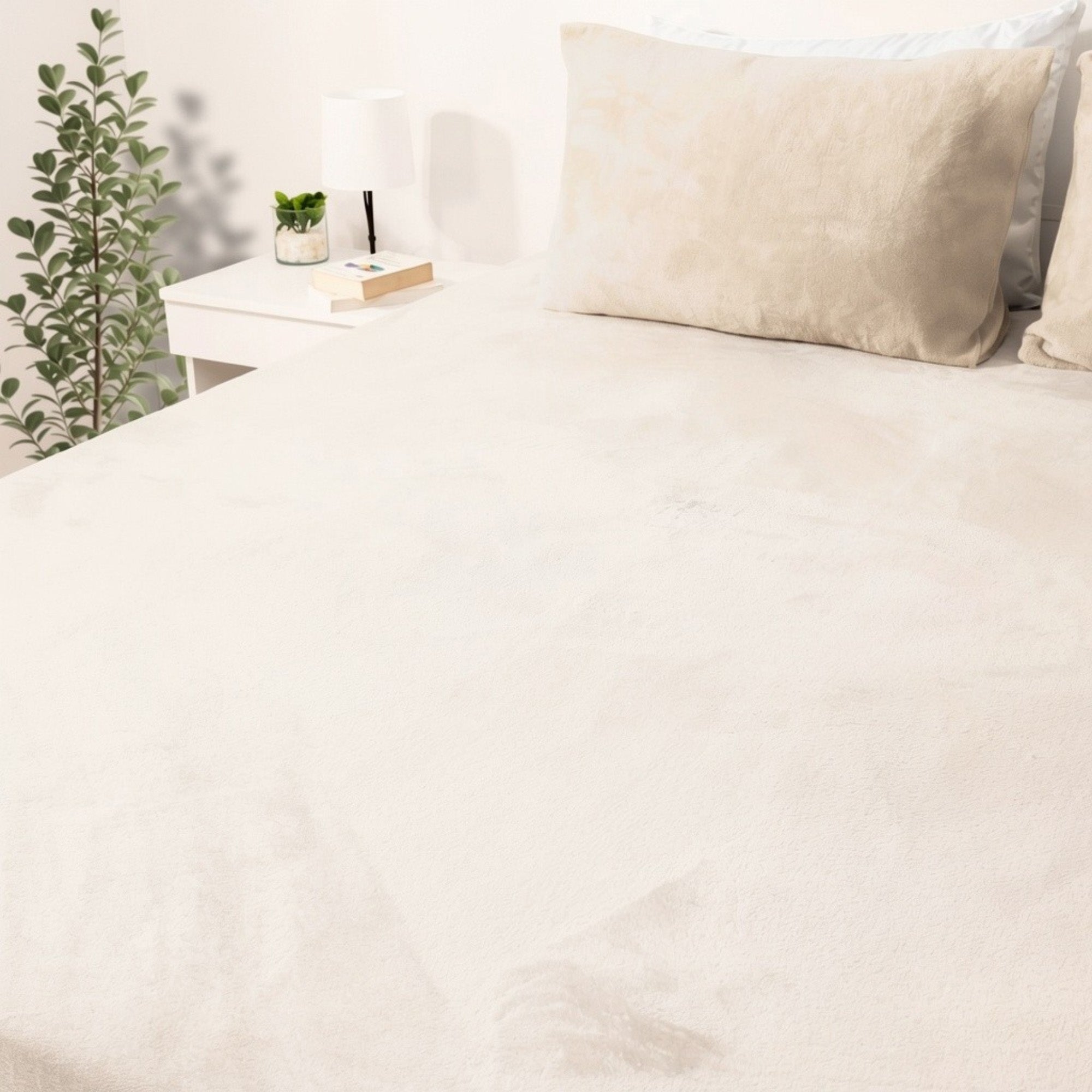 Fleece Fur Fitted Sheet Set - Elbadrawi Home