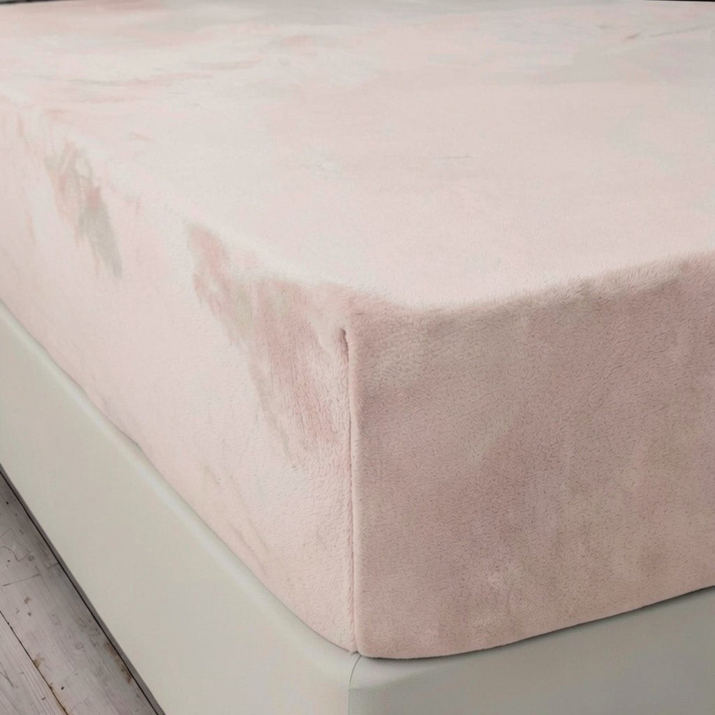 Fleece Fur Fitted Sheet Set - Elbadrawi Home