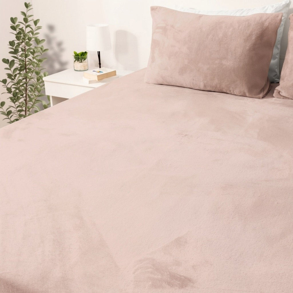 Fleece Fur Fitted Sheet Set - Elbadrawi Home