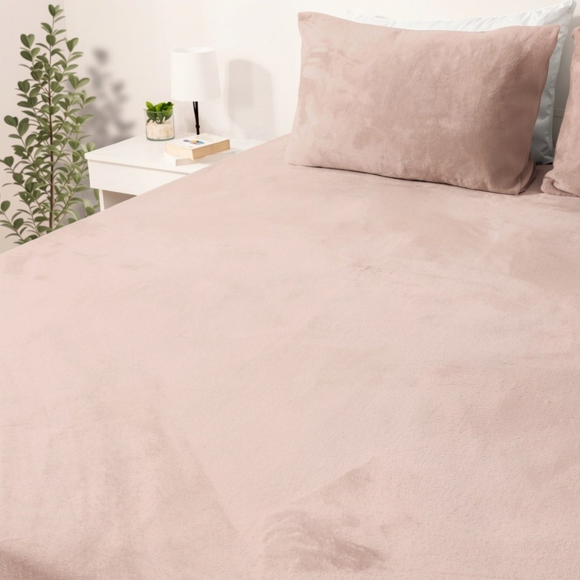 Fleece Fur Fitted Sheet Set - Elbadrawi Home