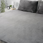 Fleece Fur Fitted Sheet Set - Elbadrawi Home