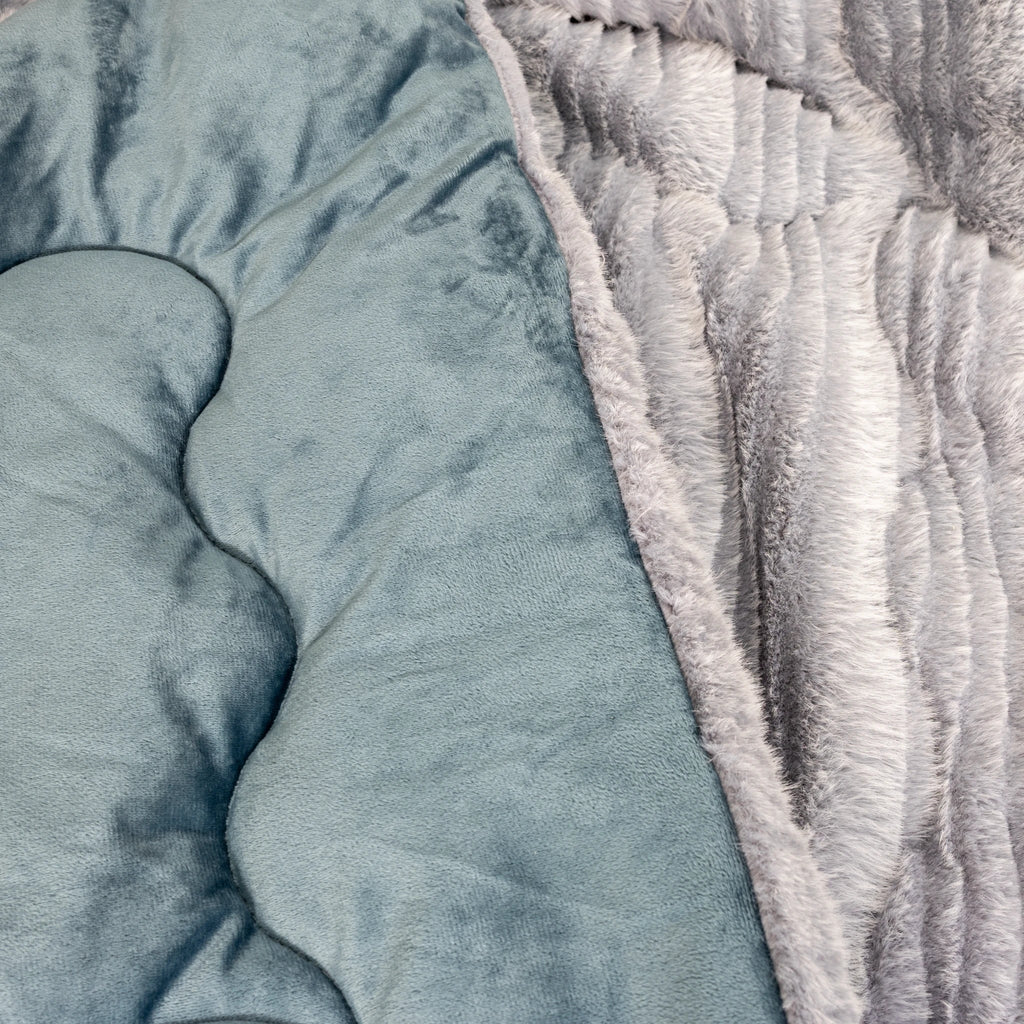 Fur Blanket Comforter Set - Elbadrawi Home
