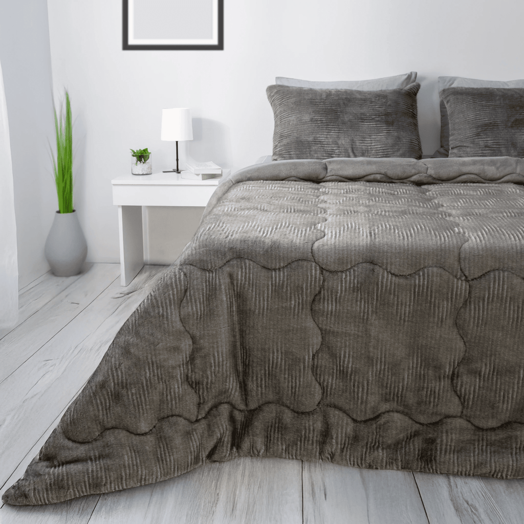 Fur Blanket Comforter Set - Elbadrawi Home