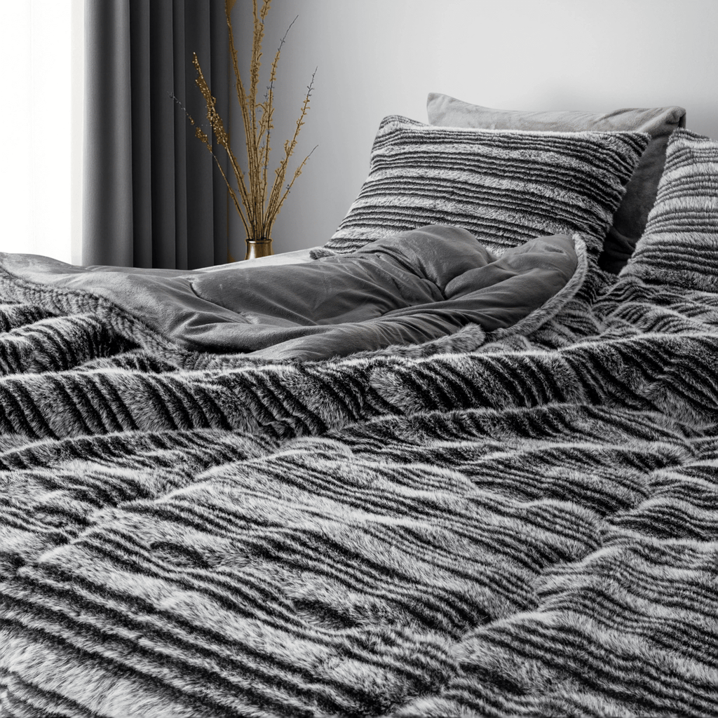 Fur Blanket Comforter Set - Elbadrawi Home