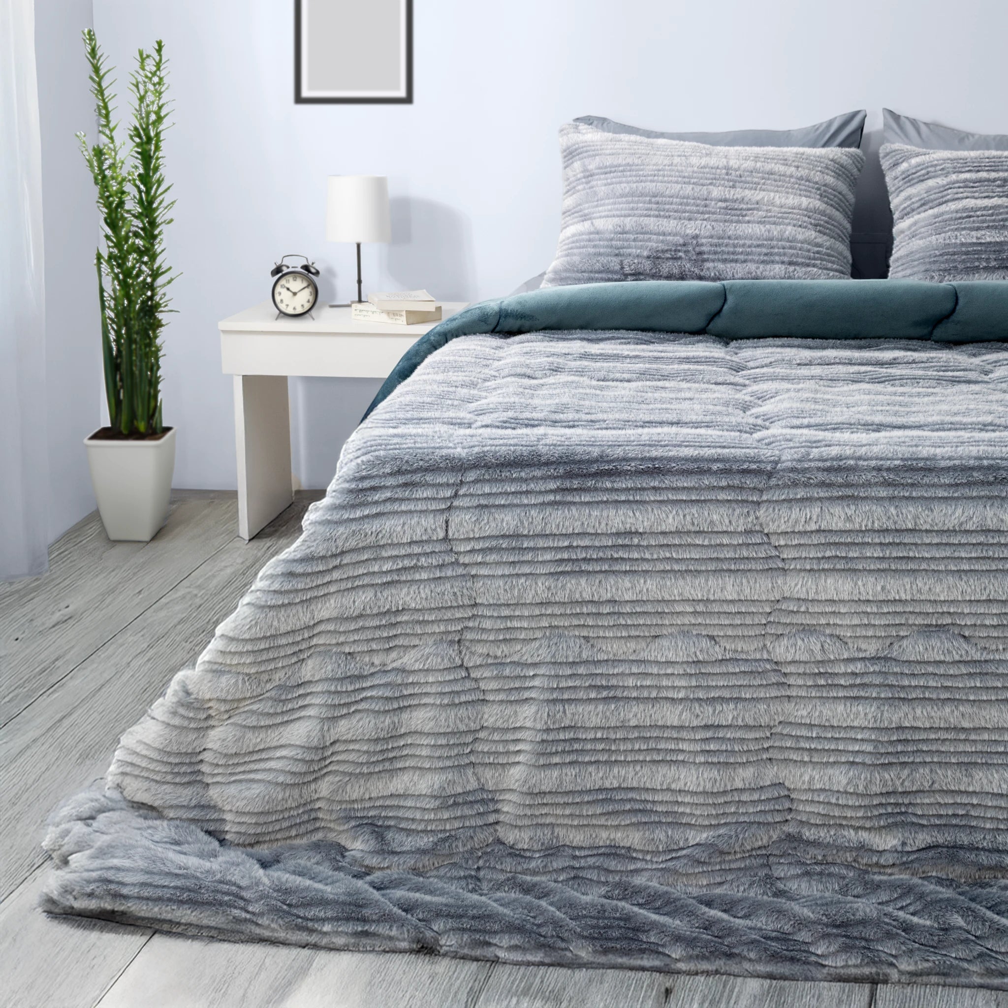 Fur Blanket Comforter Set - Elbadrawi Home