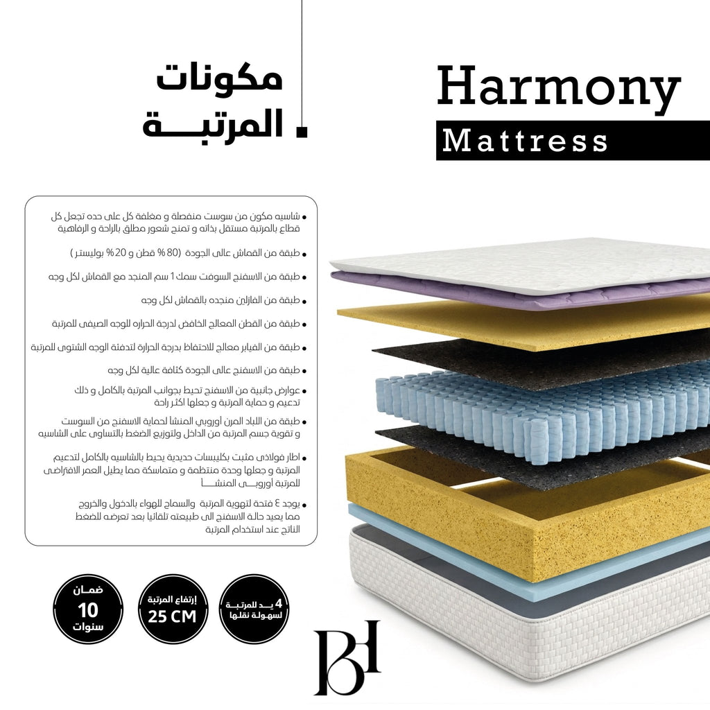 Harmony Mattress - Elbadrawi Home