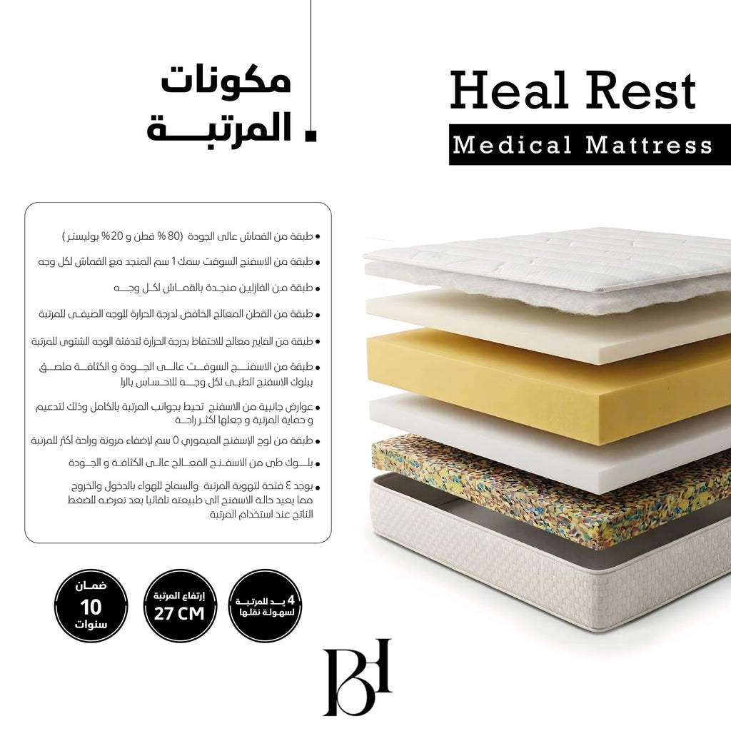 Heal Rest Mattress - Elbadrawi Home