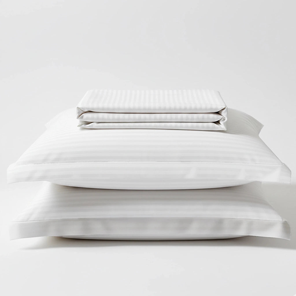 Hotel Classic Stripes 520TC Pillowcases (Pack of 2) - Elbadrawi Home