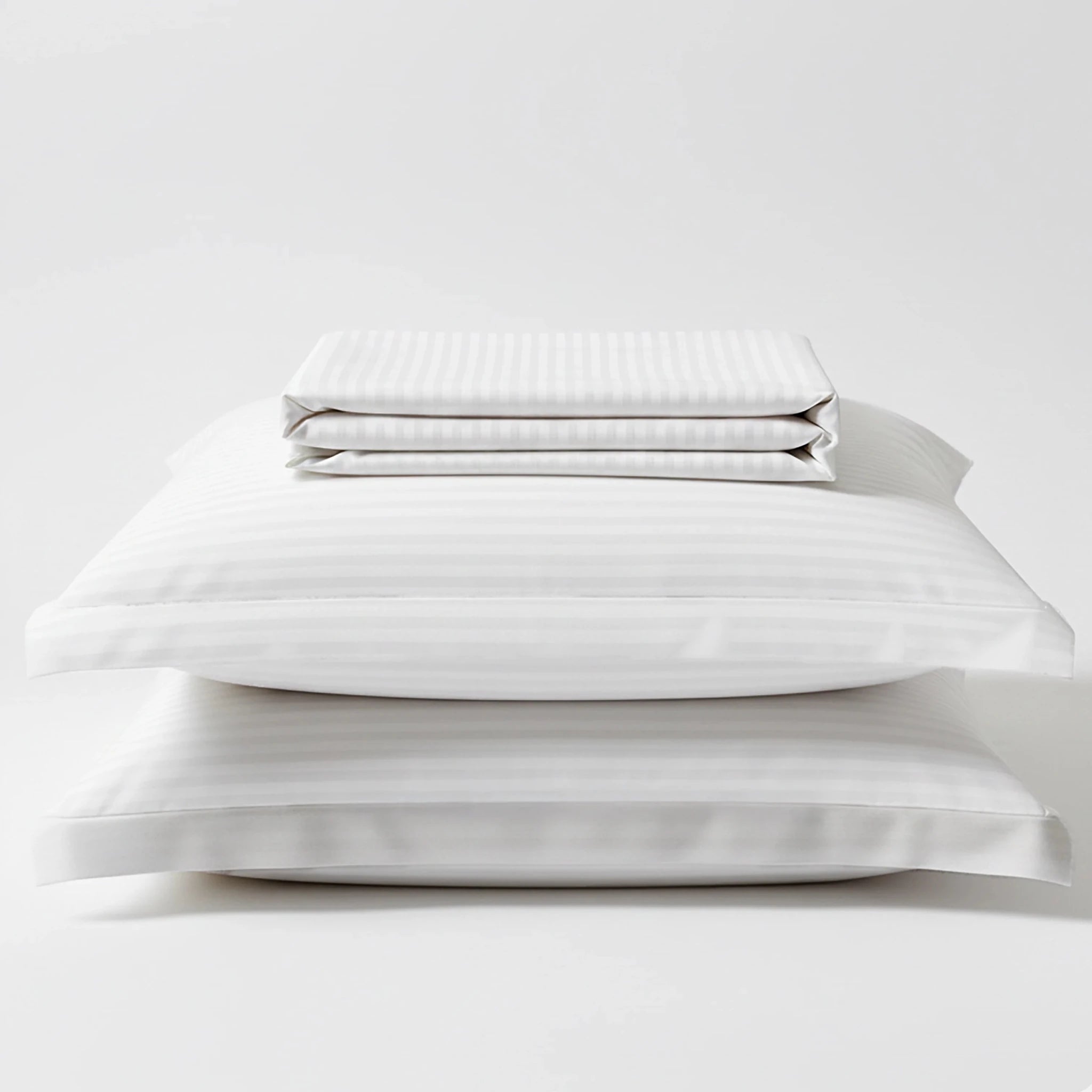 Hotel Classic Stripes 520TC Pillowcases (Pack of 2) - Elbadrawi Home