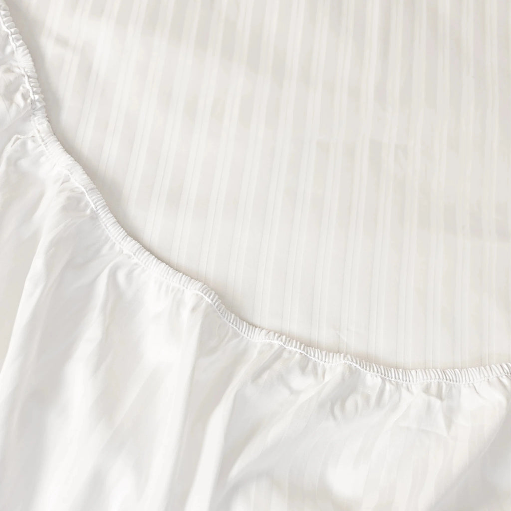 Hotel Fitted Sheet Set 1000TC (New Style Stripes) - Elbadrawi Home