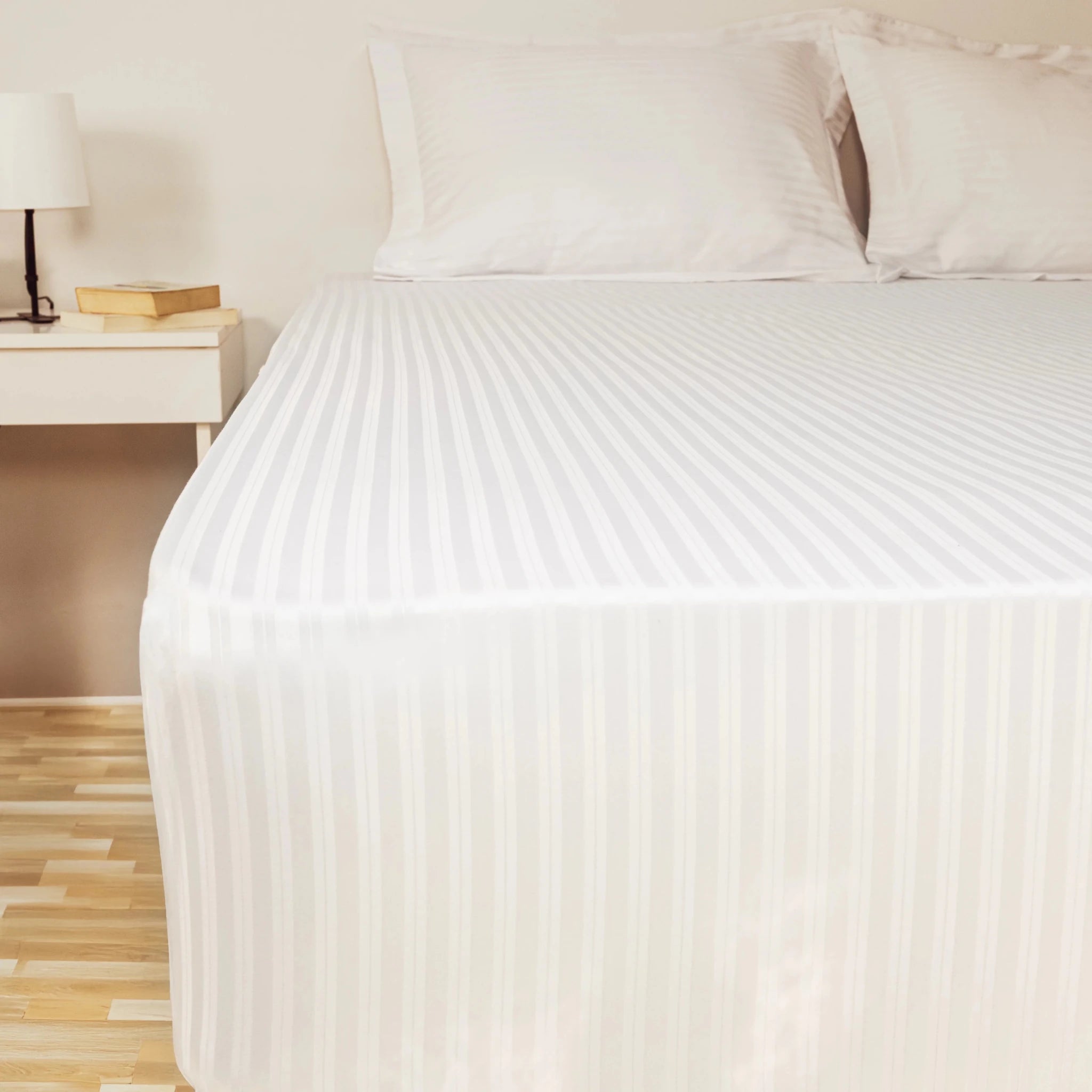 Hotel Fitted Sheet Set 1000TC (New Style Stripes) - Elbadrawi Home