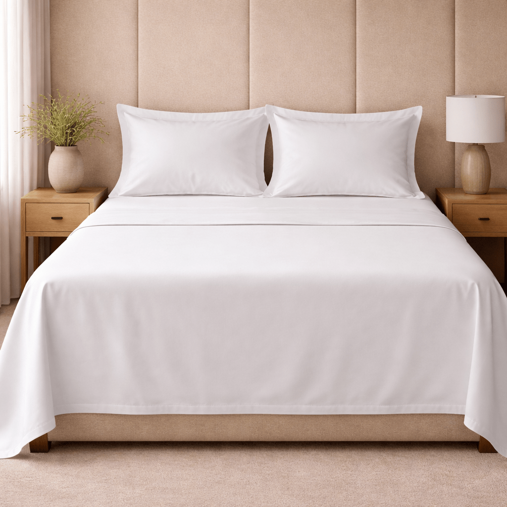 Hotel Flat Sheet Set 1000TC - Elbadrawi Home