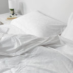 Hotel Flat Sheet Set 1000TC (Floral Jacquard) - Elbadrawi Home