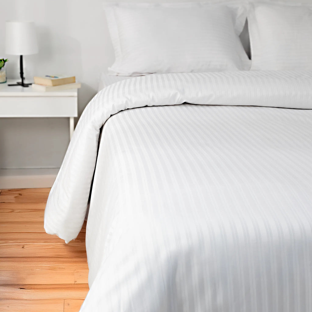 Hotel Flat Sheet Set 1000TC (New Style Stripes) - Elbadrawi Home