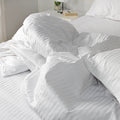 Hotel Flat Sheet Set 1000TC (New Style Stripes) - Elbadrawi Home