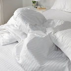 Hotel Flat Sheet Set 1000TC (New Style Stripes) - Elbadrawi Home