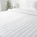 Hotel Flat Sheet Set 1000TC (Wide Stripes) - Elbadrawi Home