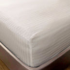 Jacquard Fitted Sheet Set 400TC (New Style Stripes) - Elbadrawi Home