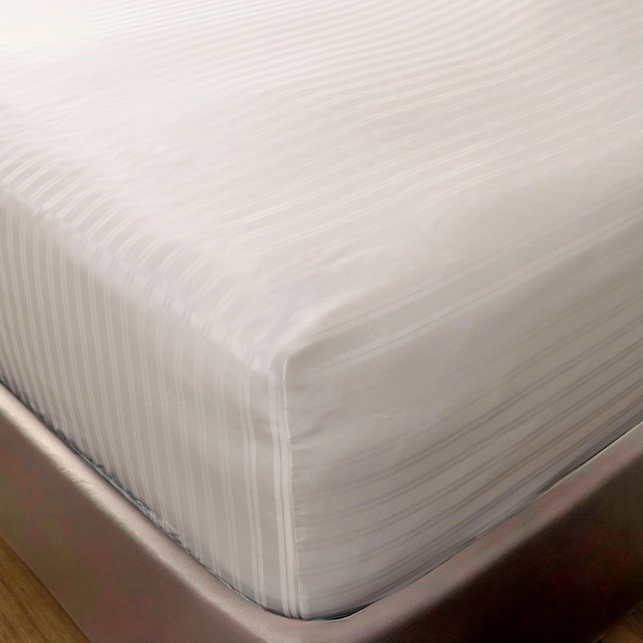 Jacquard Fitted Sheet Set 400TC (New Style Stripes) - Elbadrawi Home
