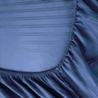 Jacquard Fitted Sheet Set 400TC (New Style Stripes) - Elbadrawi Home