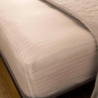 Jacquard Fitted Sheet Set 400TC (New Style Stripes) - Elbadrawi Home